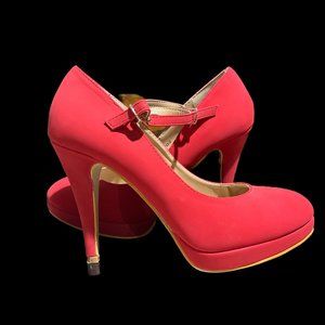Red Platform Heel size 8.5